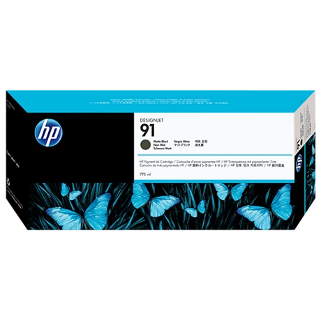 HP 91 (C9464A) (MBk) [775ml] eredeti tintapatron