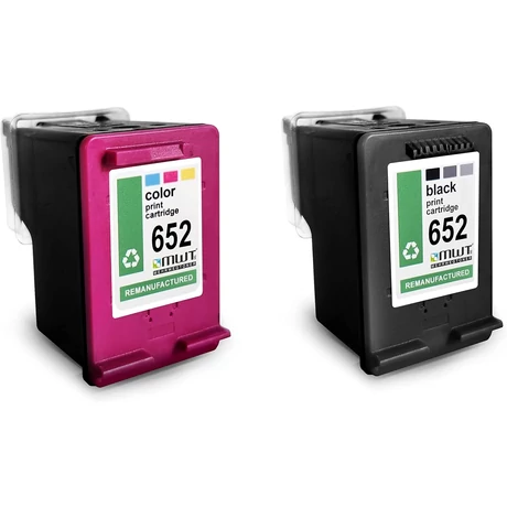HP 652XL (BK+CMY) (F6V25/F6V24) kompatibilis tintapatron multipack /Lepkés CN/
