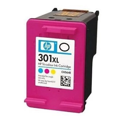 HP 301XL (2014.07 előtti) (CH564EE) (CMY) eredeti tintapatron (Üres visszavétel)