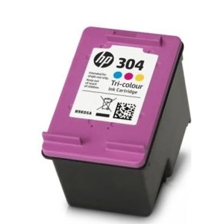 HP 304 (2019.09 utáni) (CMY) (N9K05AE) eredeti tintapatron (Üres visszavétel)