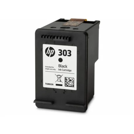 Üres HP 303 (T6N02AE) (BK) eredeti tintapatron (visszavétel)